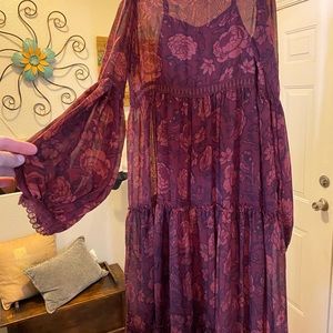 Boho floral dress